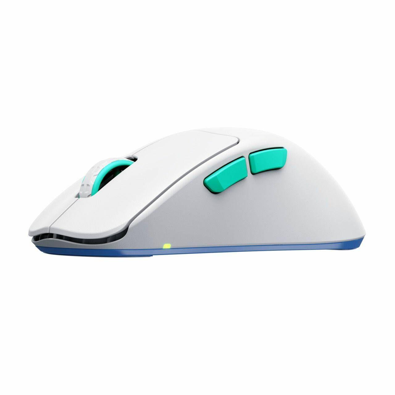 Rato CHERRY XTRFY M64 Wireless (Mão direita - 26000 DPI - Ótico - Branco/Turquesa) — miniatura 4