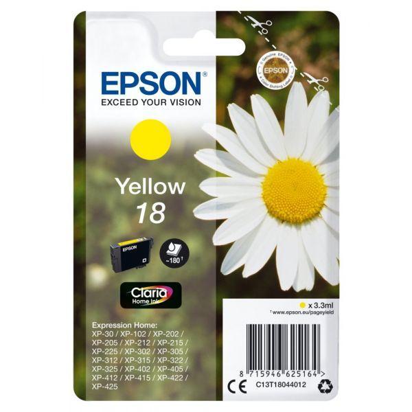 Tinteiro EPSON 18 C13T18044010 (Amarelo), miniatura 2