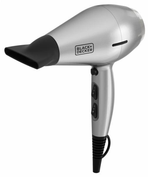 Secador de Cabelo BLACK+DECKER BXHDA-2400-E (2400 W - Motor AC - Tecnologia Iónica)