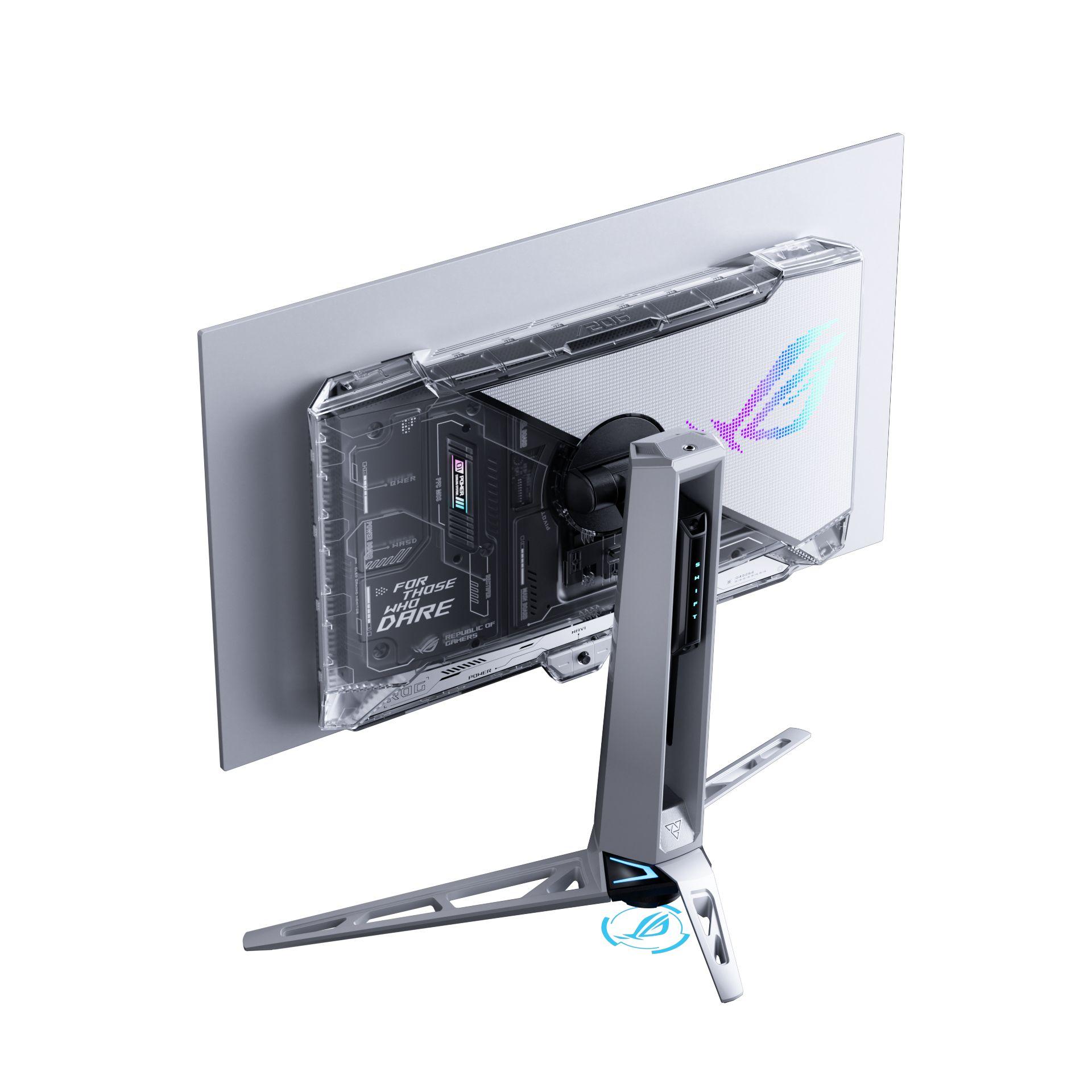 Monitor ASUS ROG Swift PG27AQWP-W (26,5" - WOLED - 540 Hz - Prateado) — miniatura 4