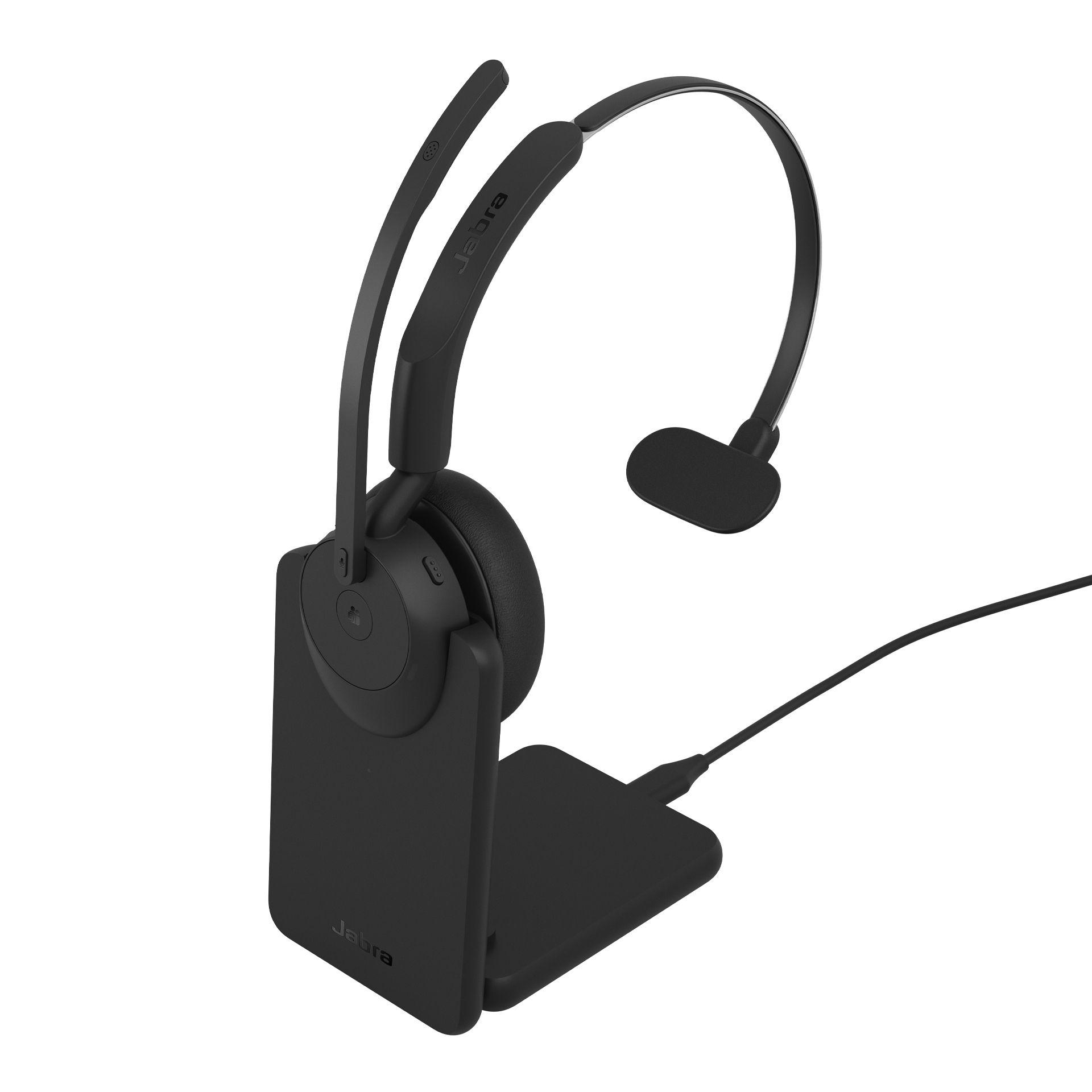 Headset JABRA EVOLVE3 45 MONO LINK 390C MS STAND (Monofónico - Sem fios - Supra-aural - Preto), miniatura 2