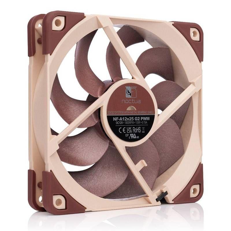 Ventoinha NOCTUA NF-A12X25 G2 PWM (1,8 W - Bege), miniatura 2