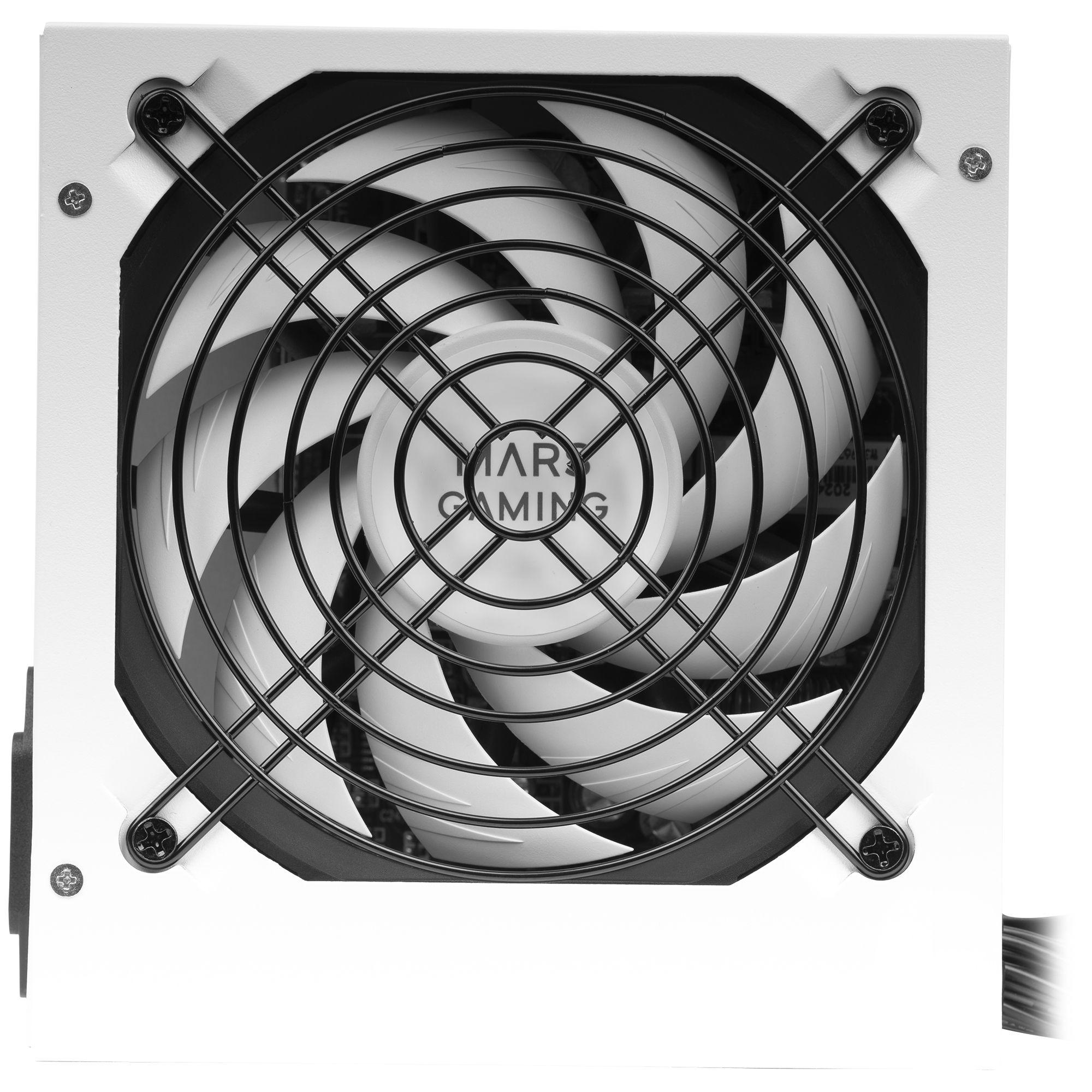 Fonte de Alimentação MARS GAMING MPIII550P (ATX - 550 W - Não modular - Branco)