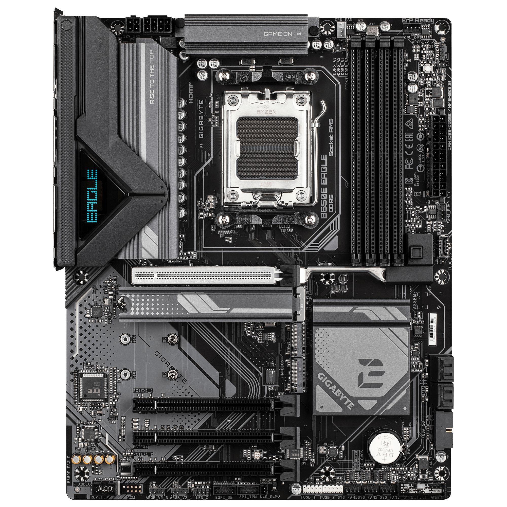 Motherboard GIGABYTE B650E EAGLE (AM5 - ATX - Duplo canal - Castanho escuro) — miniatura 2