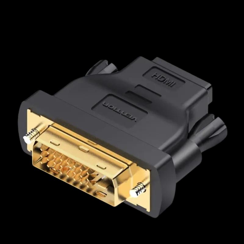 Adaptador VENTION ECDB0 DVI Macho para HDMI Fêmea (60 Hz - Preto) — miniatura 2