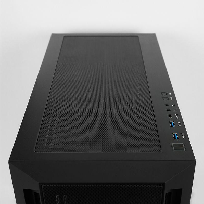 Caixa de Computador CHIEFTEC APEX AIR GA-01B-M-OP (Midi Tower - SPCC - 17,5 cm - Preto) — miniatura 6