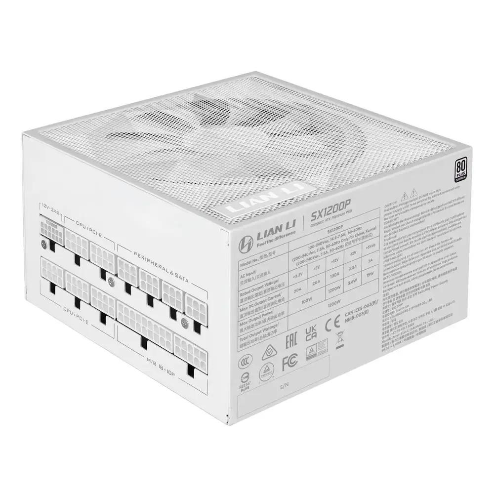 Fonte de Alimentação LIAN LI SX1200WW (ATX - 1200 W - 80 PLUS Platinum - Branco), miniatura 4