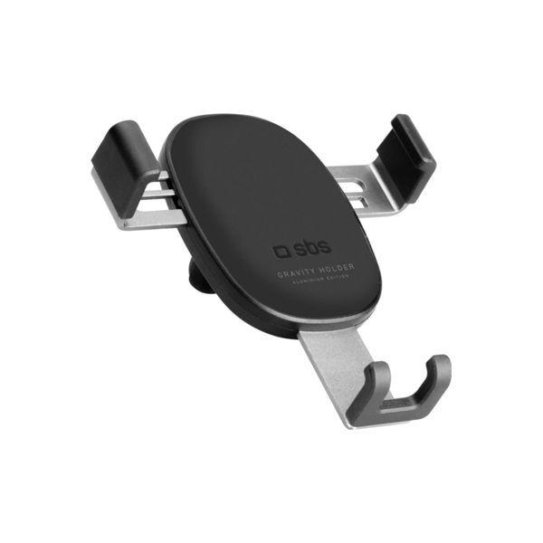 Suporte para Telemóvel de Automóvel SBS Gravity Airvent Clip (Preto) — miniatura 2