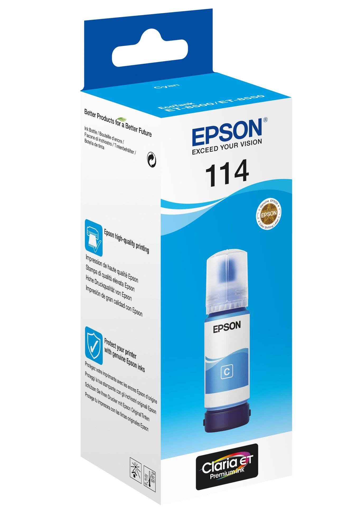 Garrafa de Tinta EPSON 114 C13T07B240 (Ciano) — miniatura 5