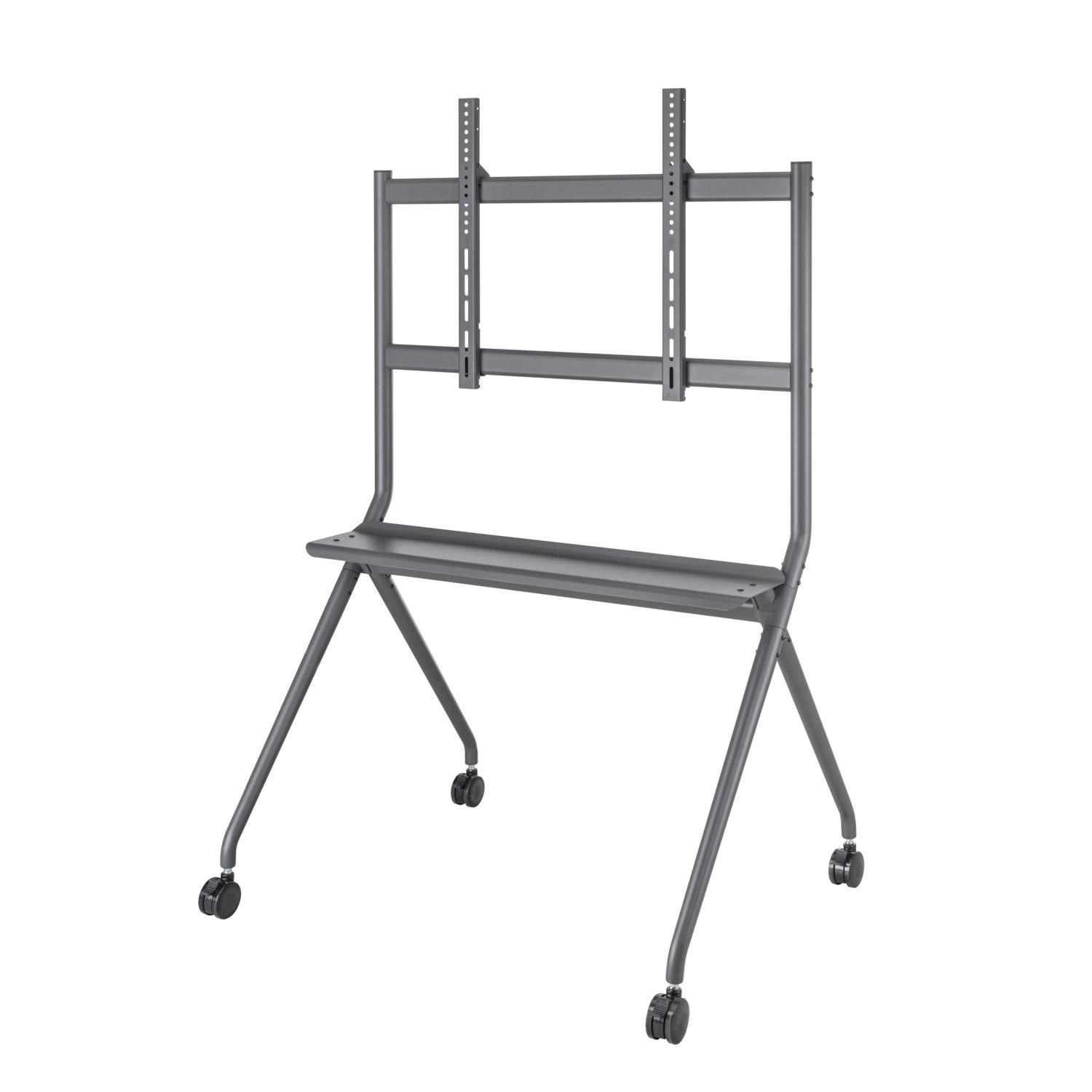 Suporte Móvel de Chão para Televisão EWENT EW1542 (50″ a 86″ - 120 kg - Preto), miniatura 3