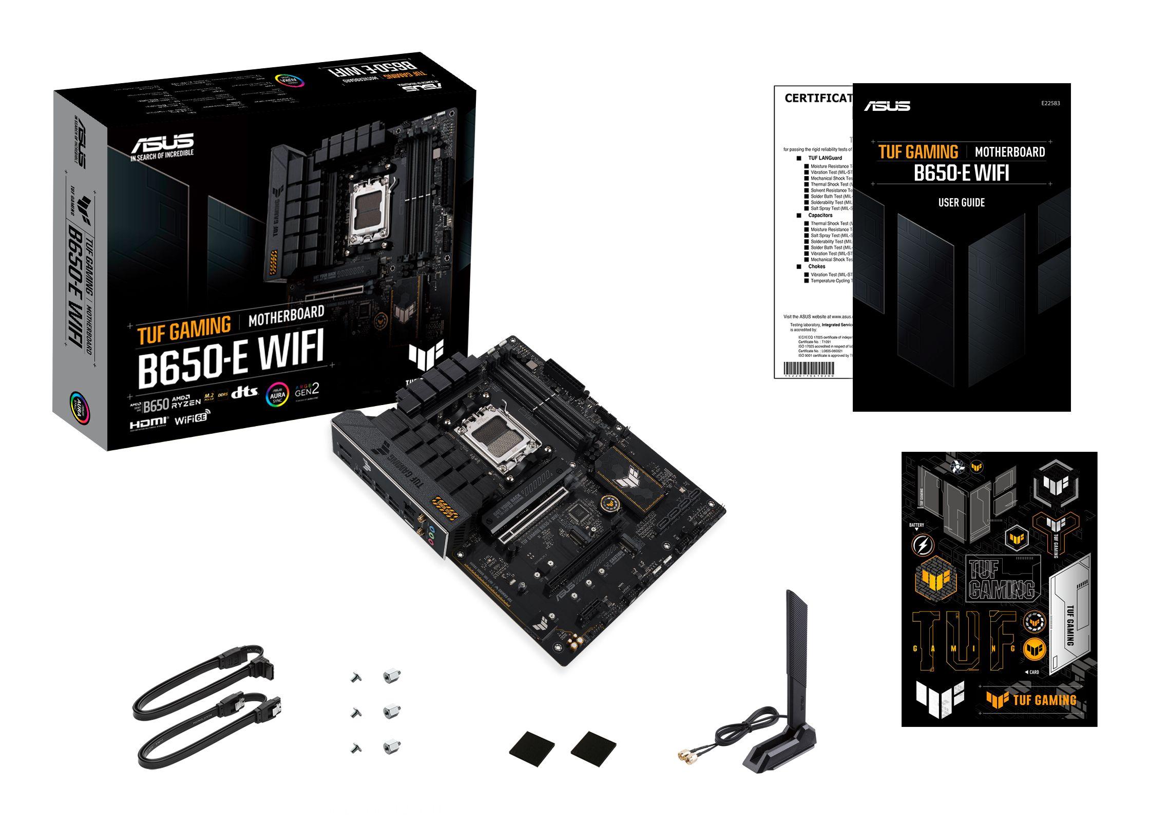 Motherboard ASUS TUF GAMING B650-E WIFI (AM5 - ATX - Duplo canal - Preto), miniatura 11