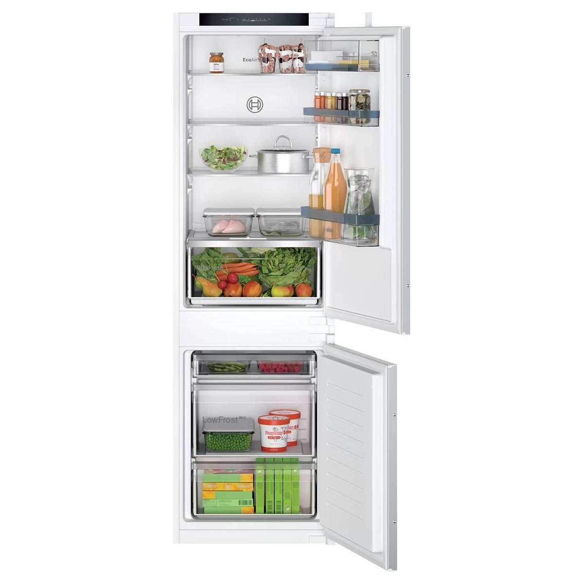 Frigorífico Combinado de Encastre BOSCH KIV86VSE0 (Altura 177,5 cm - Vidro - 54 cm - Branco), miniatura 2