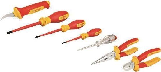 Conjunto de Ferramentas VDE BOSCH 1600A02NG3 (Vermelho e Amarelo)
