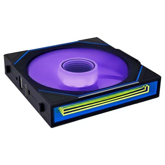 Ventoinha para Caixa de PC LIAN LI UNI FAN SL140 Infinity Wireless RGB Reverse Blade PWM (RGB multicolorida - Preto) — miniatura 2