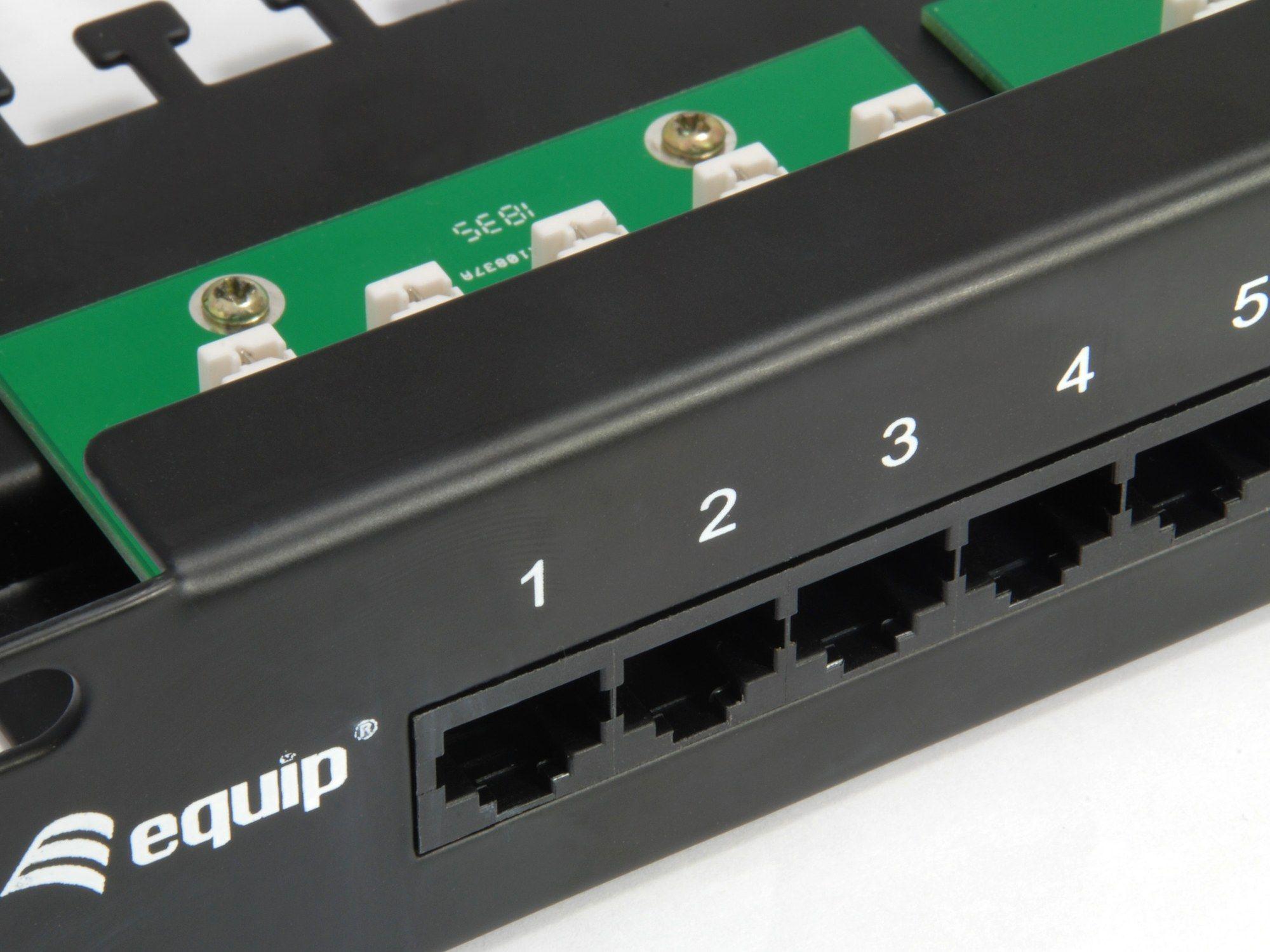 Painel de Patch EQUIP 125298 (24 Portas RJ-45 Cat3 1U - Preto) — miniatura 4