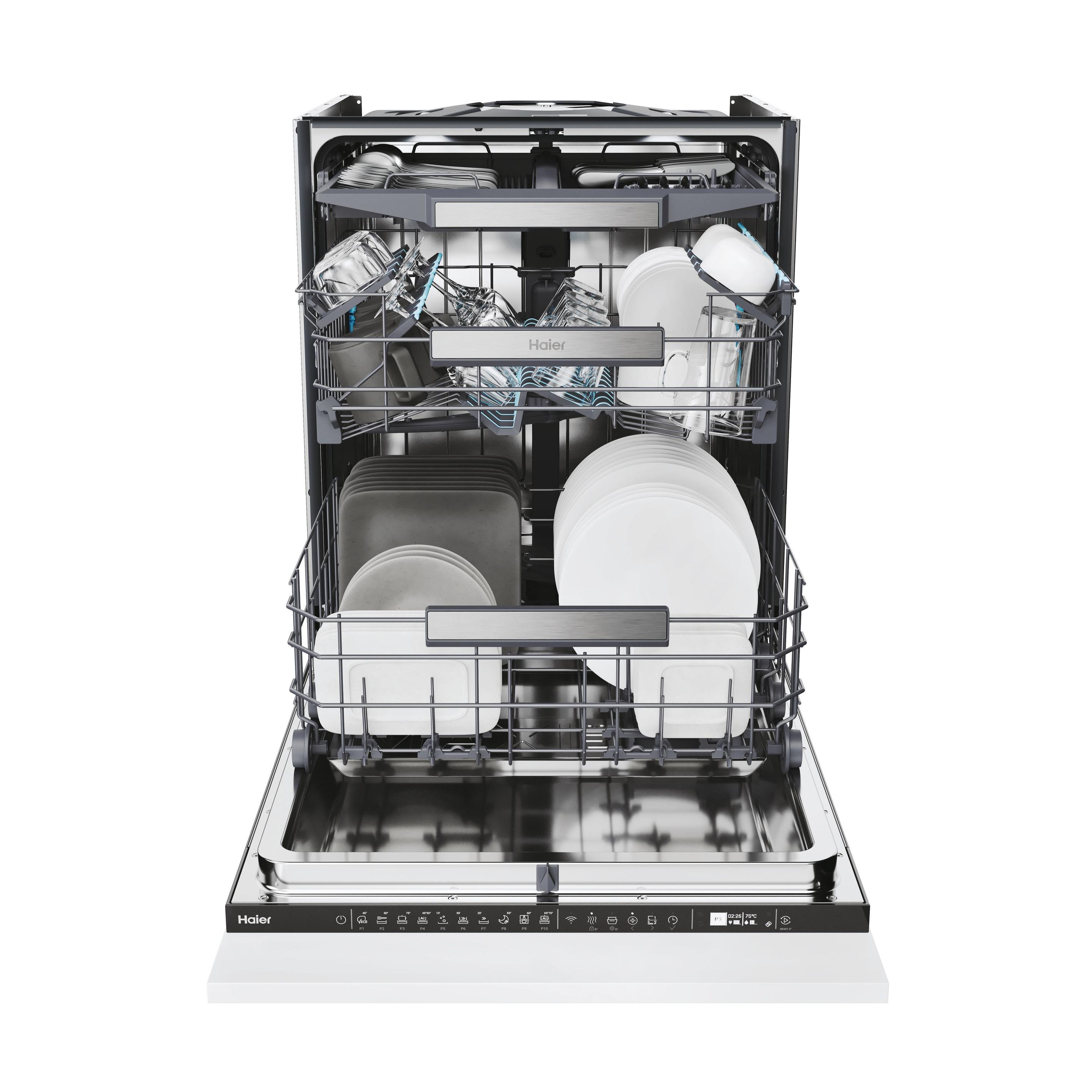 Máquina de Lavar Loiça Encastre HAIER XS4A4M3PB (14 talheres - B - 9,5 l - 44 dB), miniatura 2