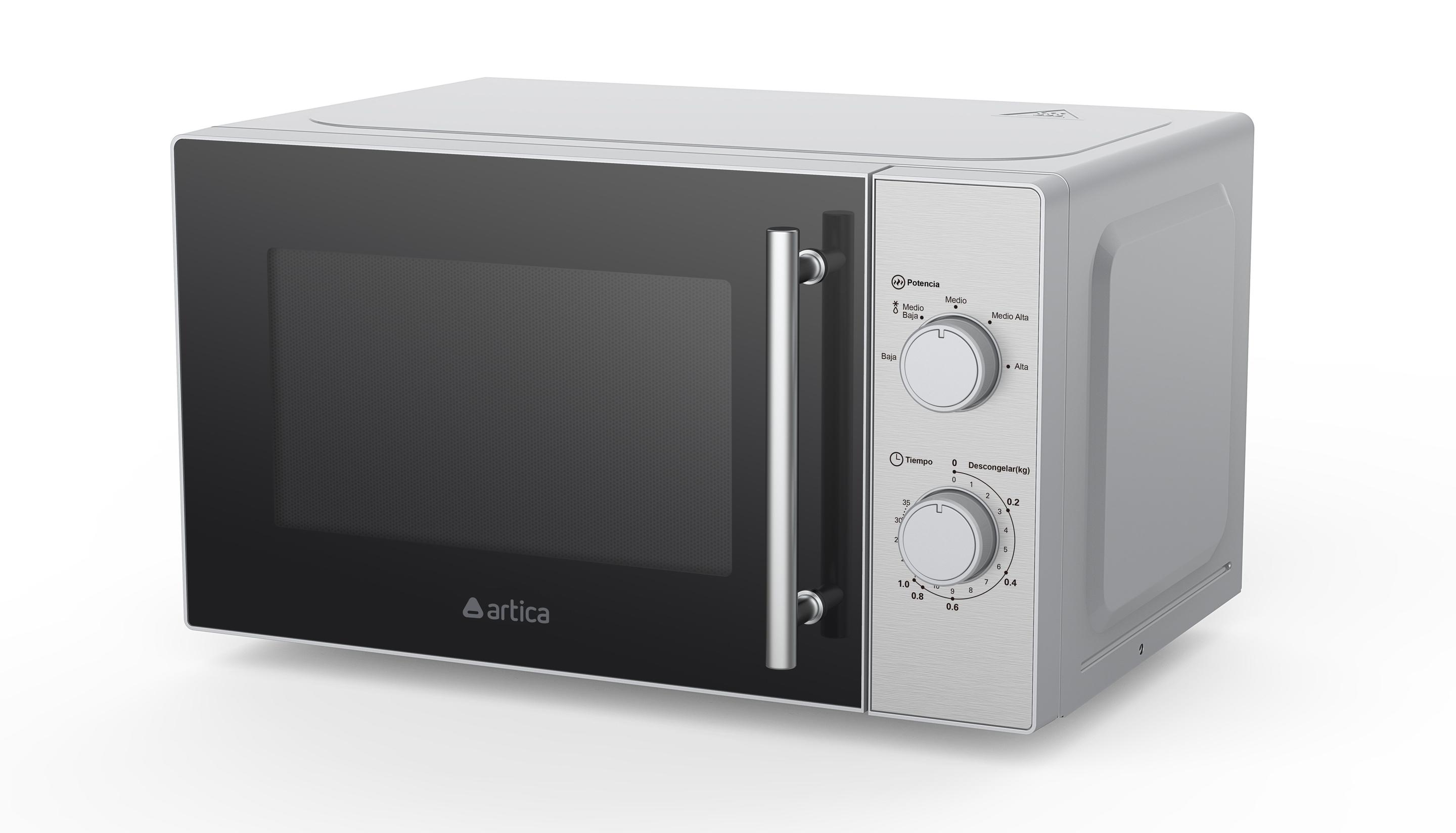 Micro-ondas ARTICA AMW202X (700 W - 20 L - Altura 25,82 cm - Inox)
