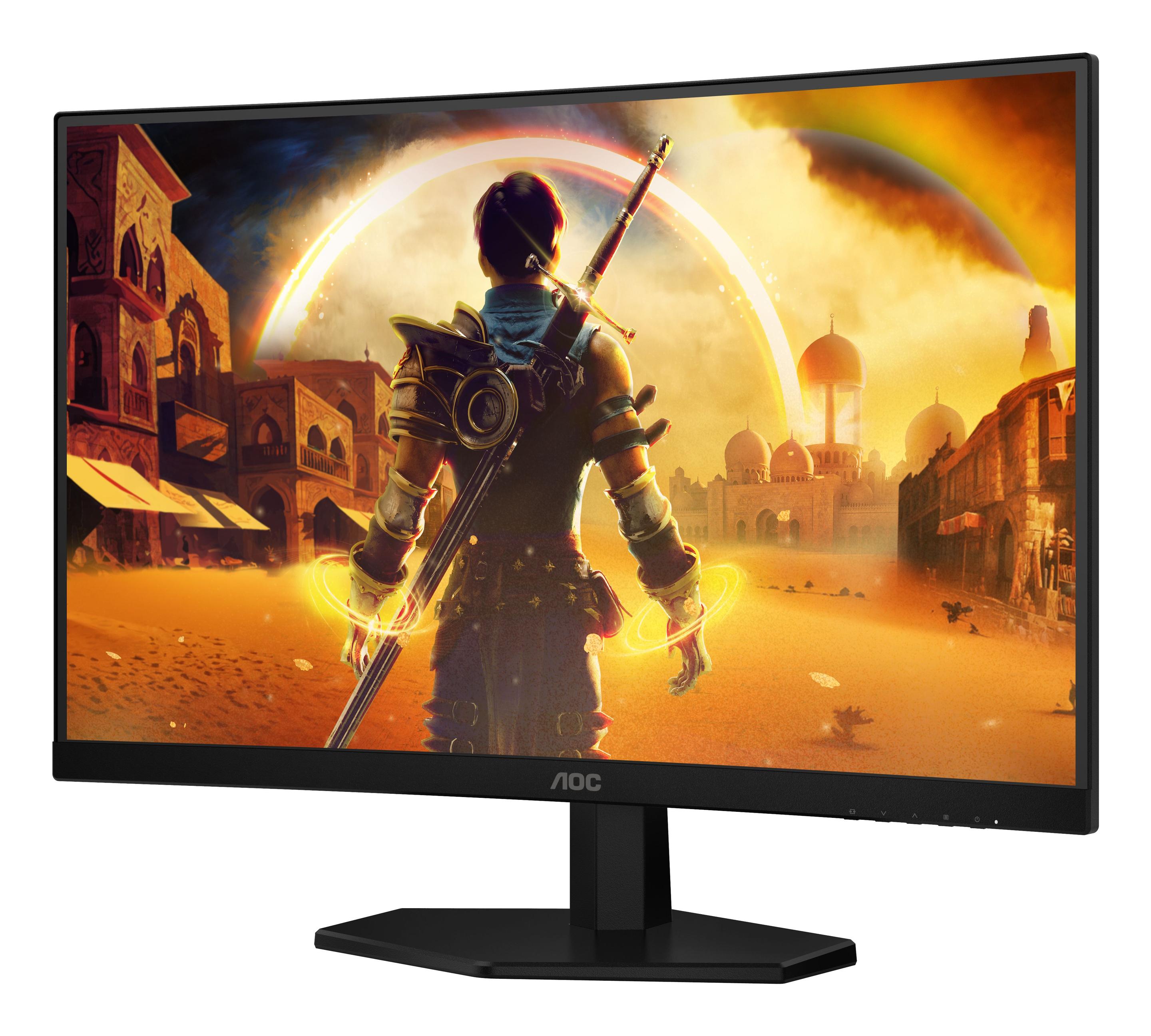 Monitor AOC C27G42E (27" - Fast VA - 180 Hz - Preto e Vermelho) — miniatura 6