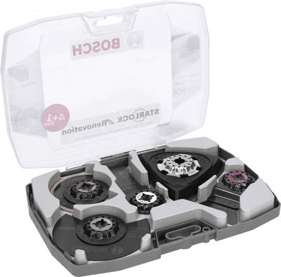Conjunto de Lâminas para Multiferramentas BOSCH 2608664624 (Starlock - 8 Peças)