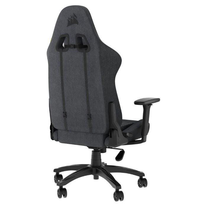 Cadeira Gaming CORSAIR TC100 RELAXED Fabric (120 kg - 10 cm - Até 160° - Cinzento/Preto), miniatura 4