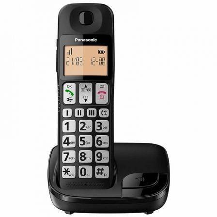 Telefone Sem Fios PANASONIC KX-TGE310SPB (10 h - Preto)