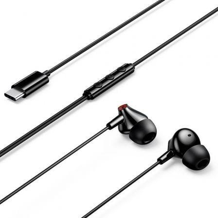 Auscultadores Intra-Auriculares VENTION Echo Lite (12 mm - USB-C - Preto)