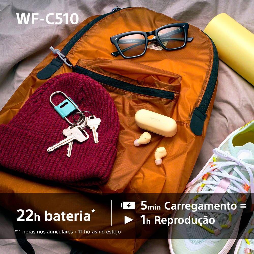 Auscultadores SONY WF-C510 (True Wireless Stereo - Intra-aural - A2DP, AVRCP, HFP, HSP, AAC - Azul) — miniatura 6