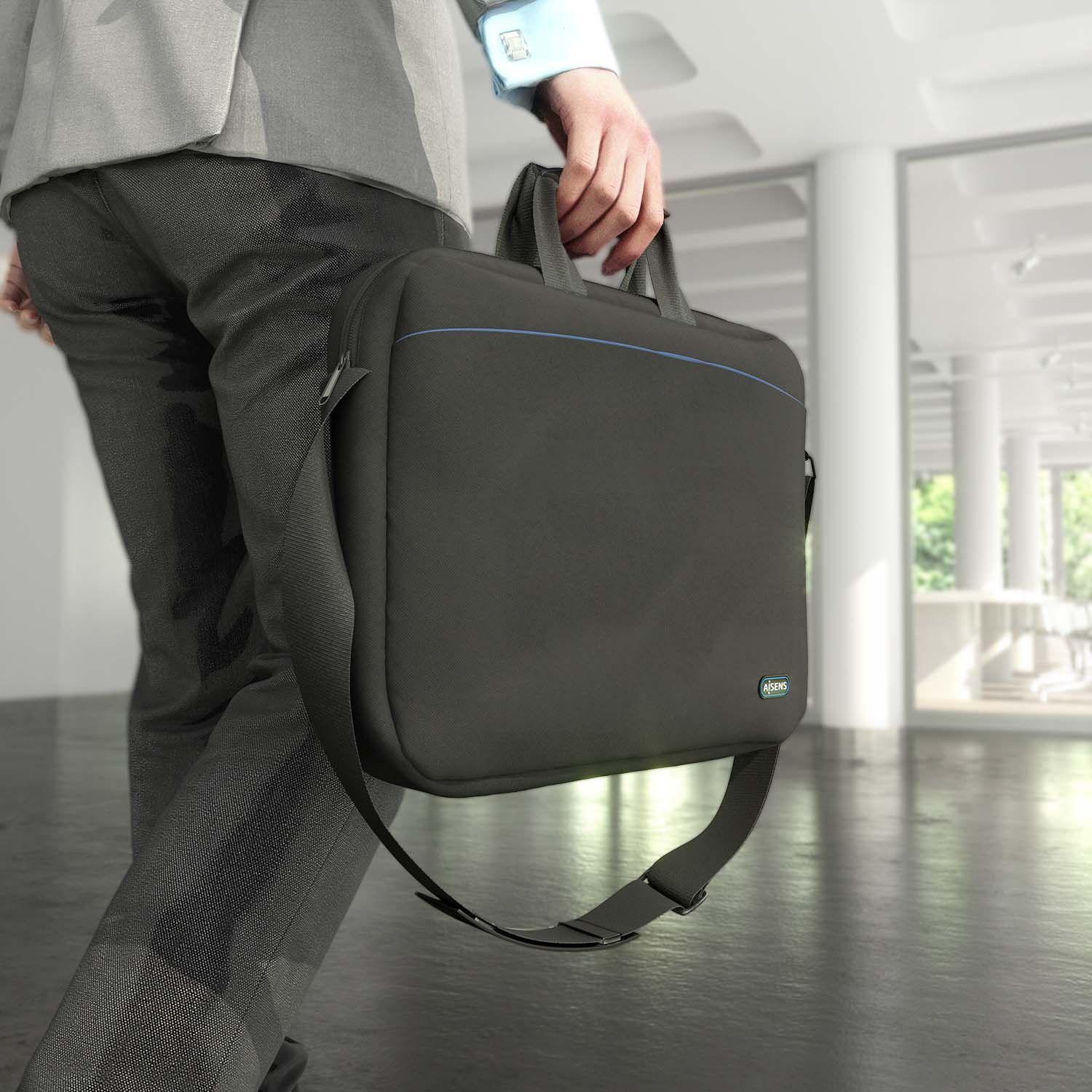 Mala para Portátil AISENS ASBG-BC024-BK (15,6" - Preto) — miniatura 4