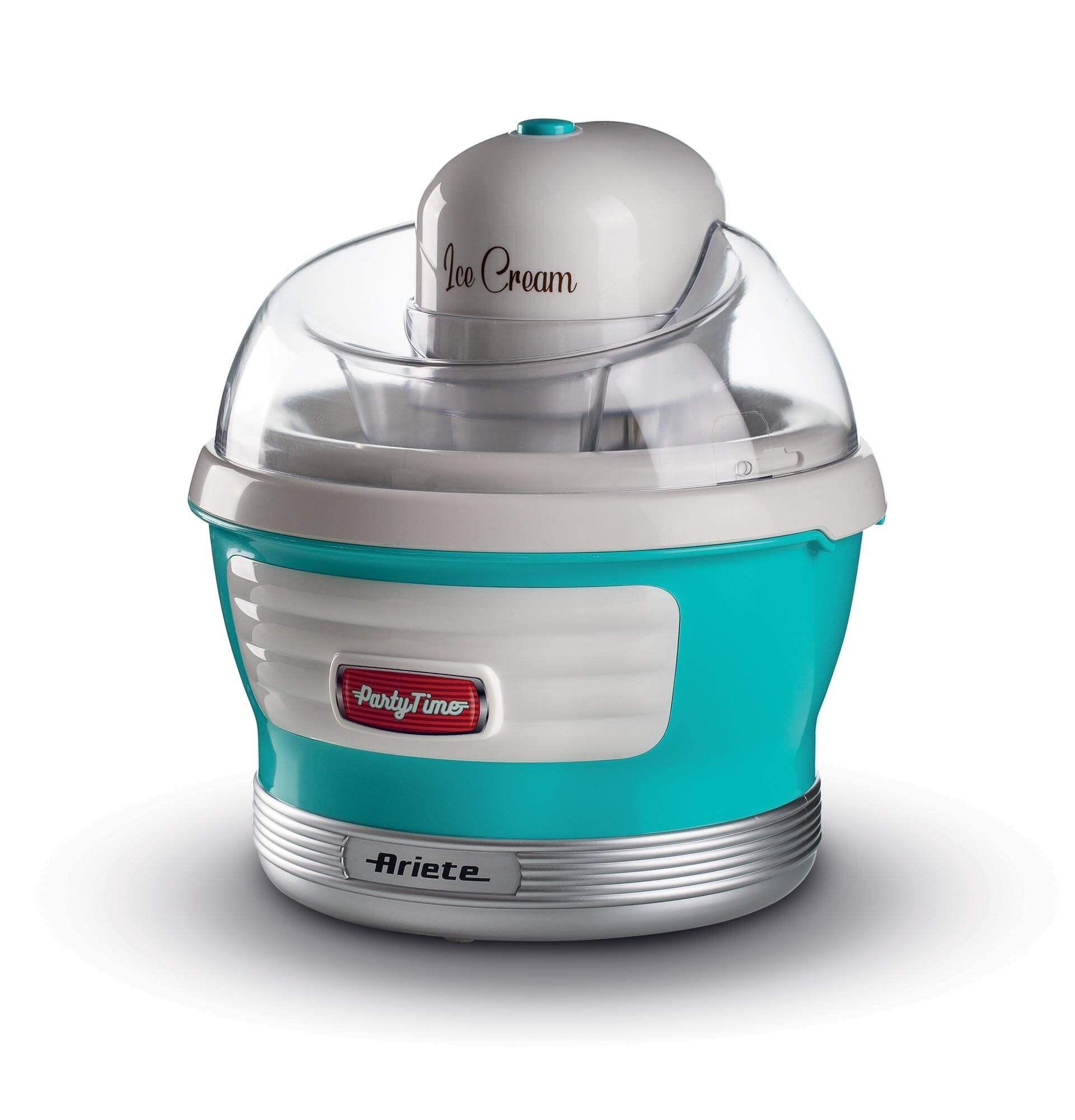 Máquina de Fazer Gelados ARIETE 0643/01 Party Time (Altura 25 cm - Azul Claro)