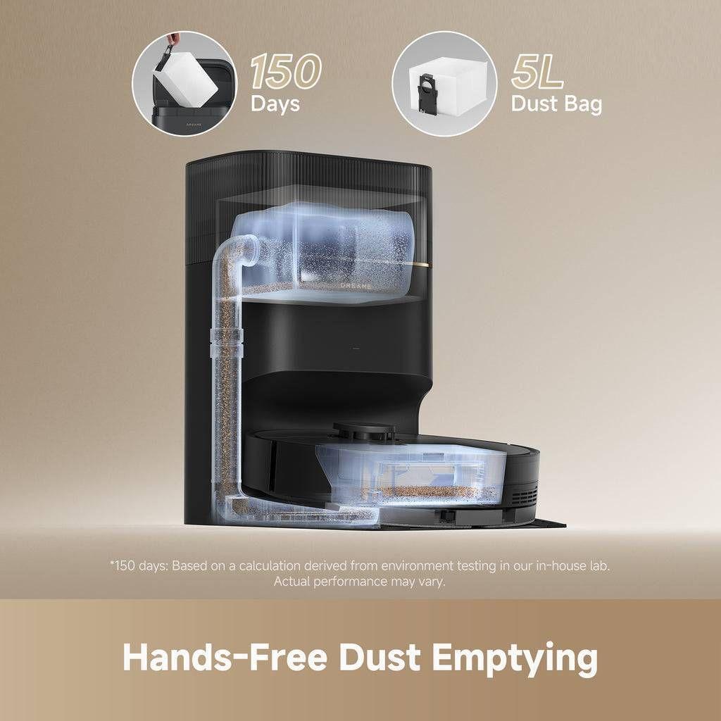 Robot Aspirador DREAME D20 Pro Plus Kit (13000 Pa - Altura 9,7 cm - Preto), miniatura 3