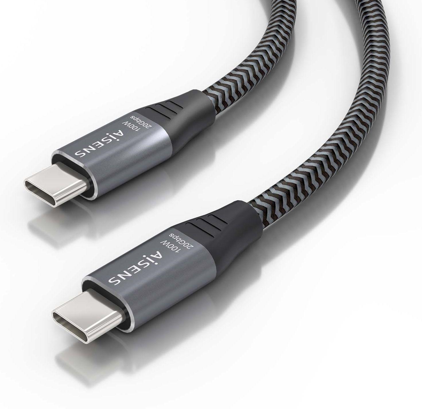 Cabo USB-C AISENS A107-0875 (3 m - USB-C - Cinzento) — miniatura 3