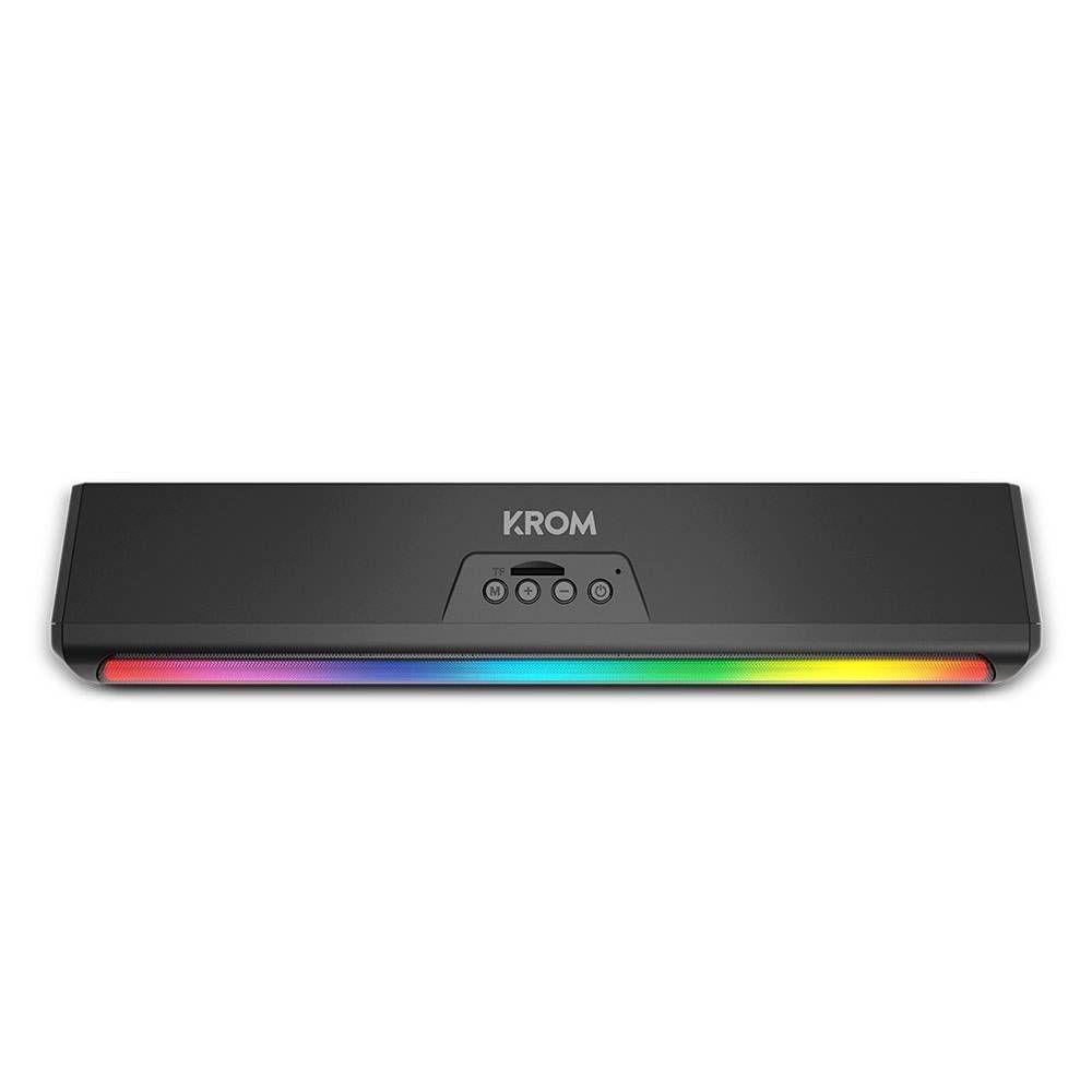 Barra de Som KROM K-POP (6 W - Com fios e sem fios - Preto), miniatura 5