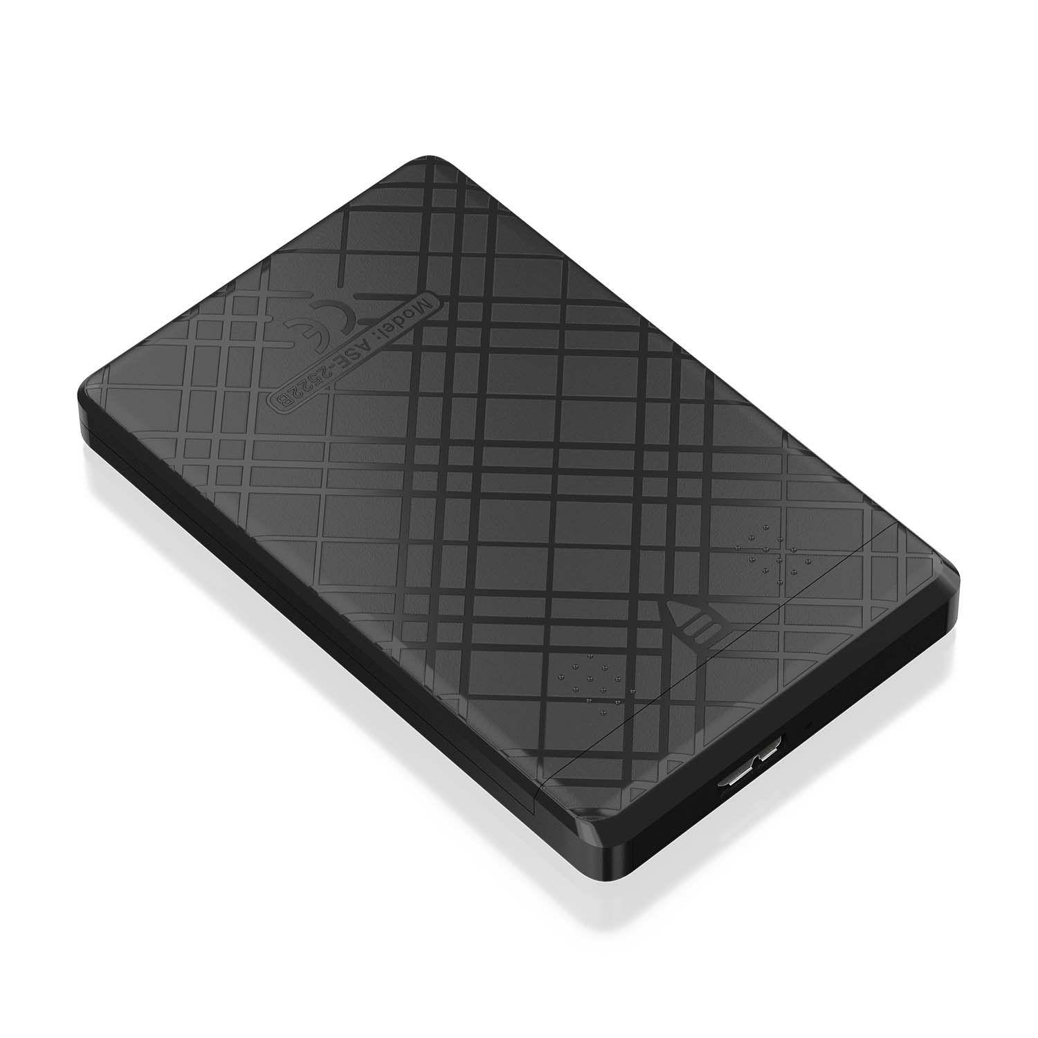 Caixa Externa AISENS ASE-2522B (2 TB - 2,5 polegadas - Preto) — miniatura 2