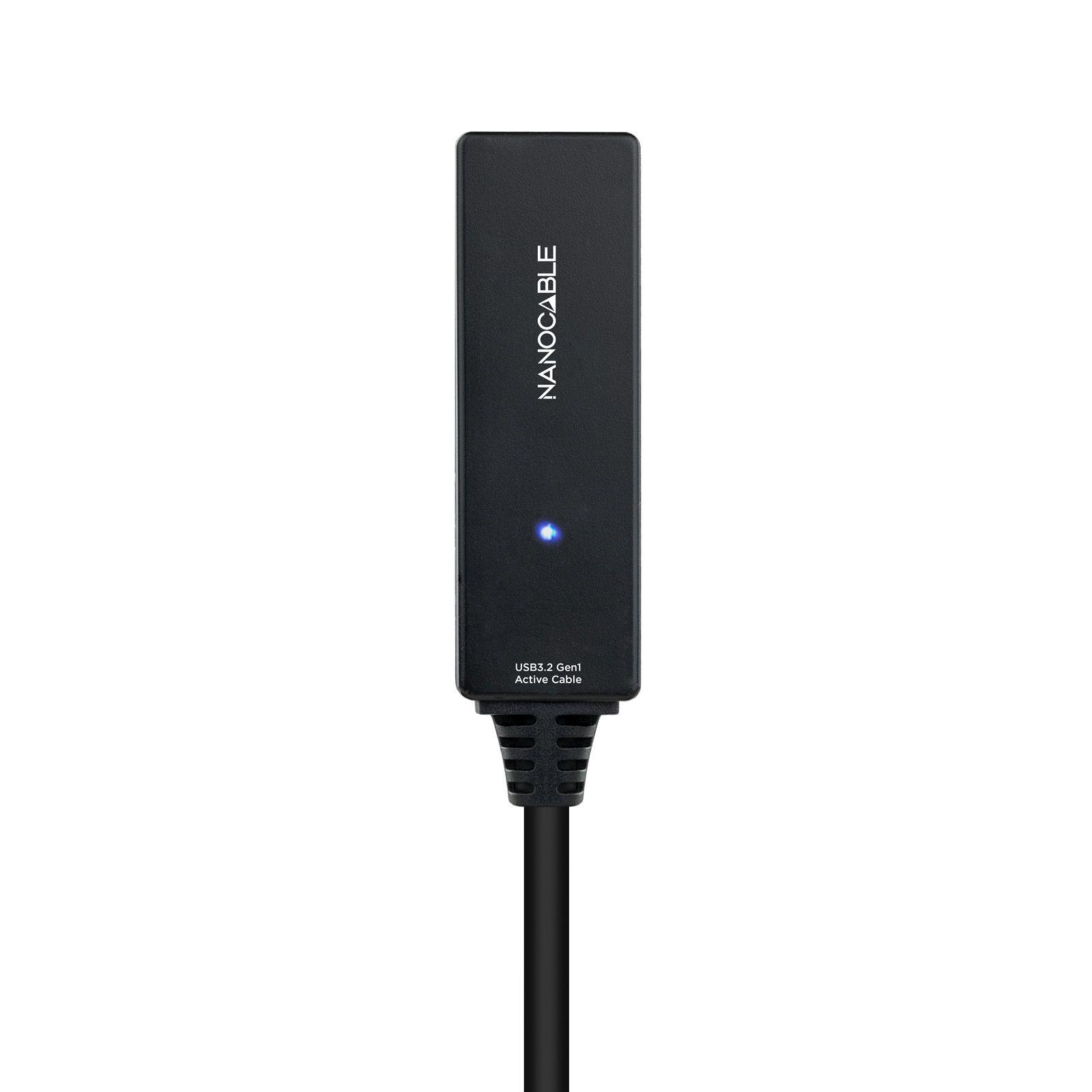Cabo de Extensão USB-C NANOCABLE 10.01.1311 (5 m - USB C - Preto) — miniatura 4