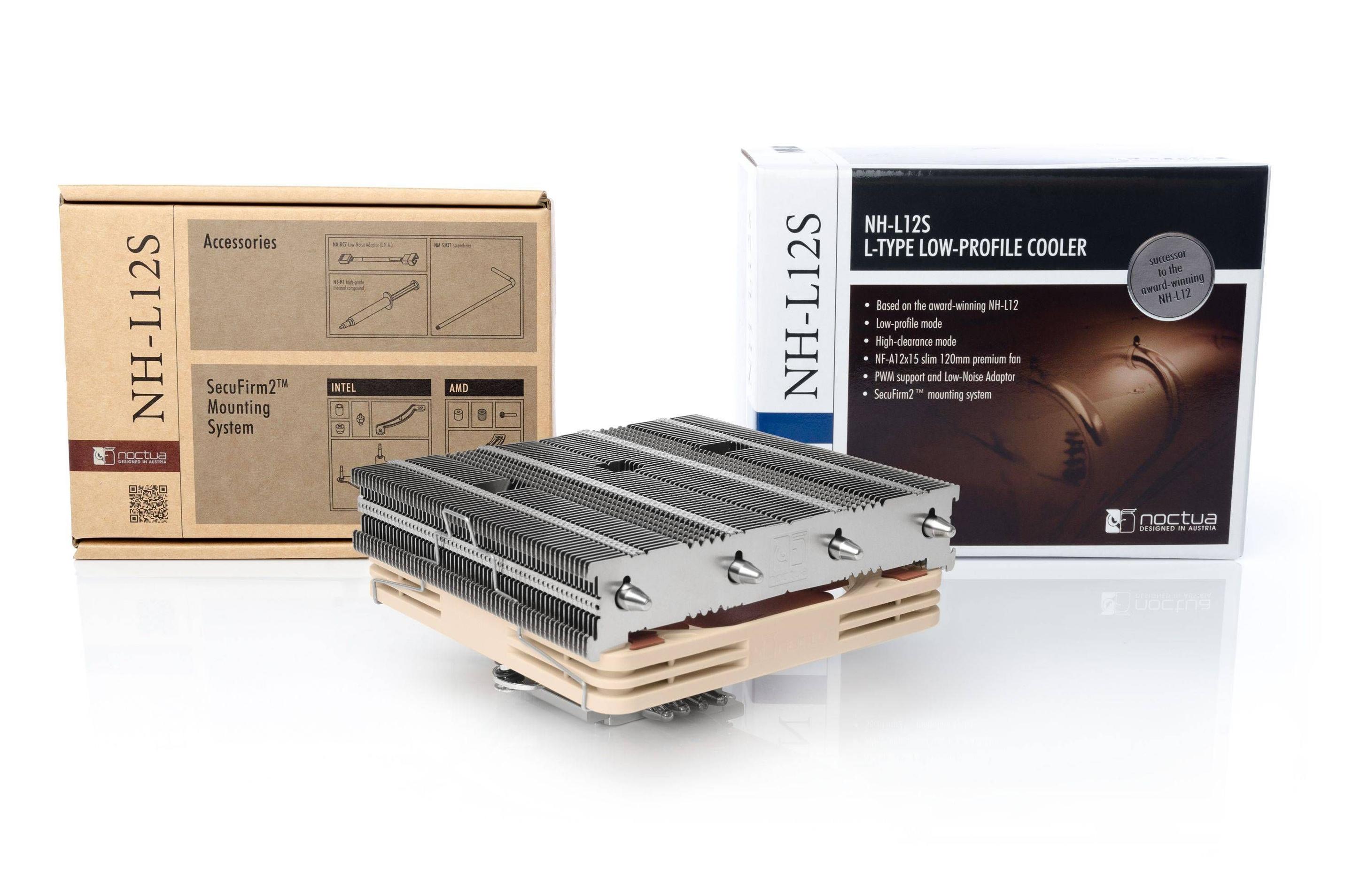 Dissipador para Processador NOCTUA NH-L12S (Alumínio, cobre e níquel - 1,56 W - Bege/Níquel), miniatura 4