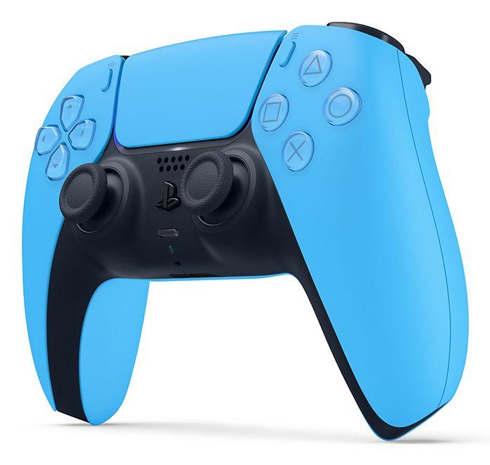 Comando SONY DualSense v3 (PlayStation - Bluetooth/USB - Com fios e sem fios - Azul) — miniatura 3