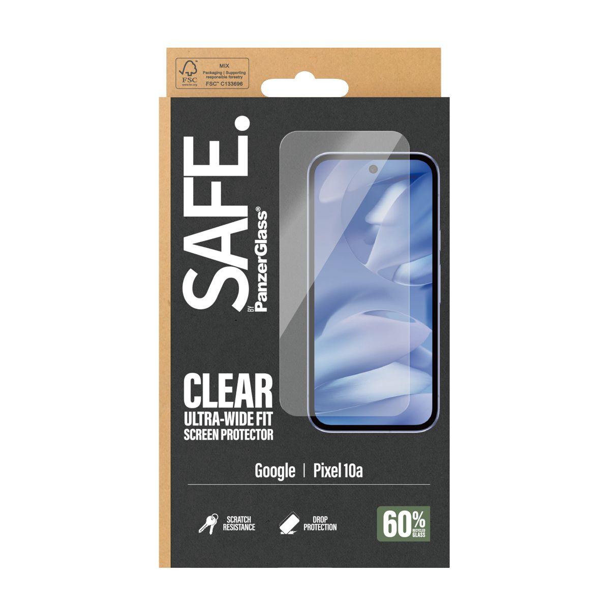 Protetor de Ecrã PANZERGLASS SAFE. Google Pixel 10a 5G (Google Pixel 10a 5G - Transparente) — miniatura 3