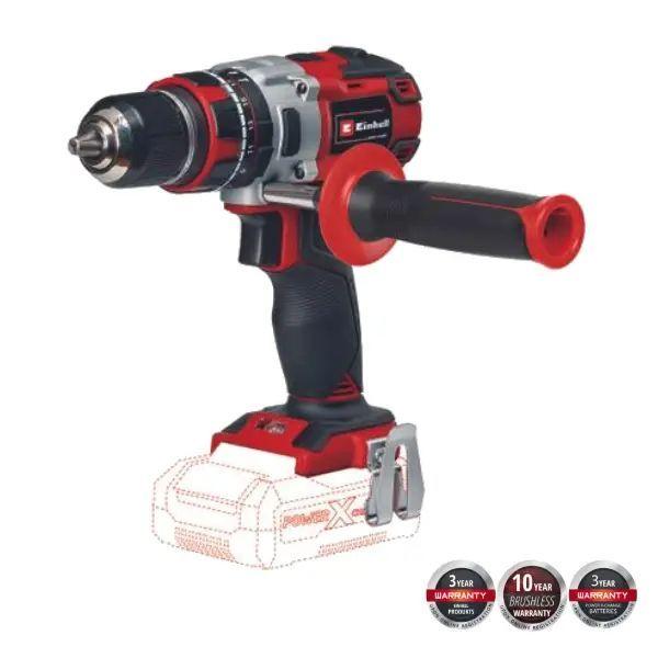 Berbequim Percutor EINHELL TP-CD 18/80 Li-i BL (18 V - Bateria - Vermelho/Preto)