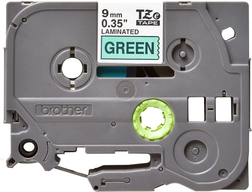 Fita Laminada BROTHER TZe-721 (Preto sobre Verde), miniatura 4
