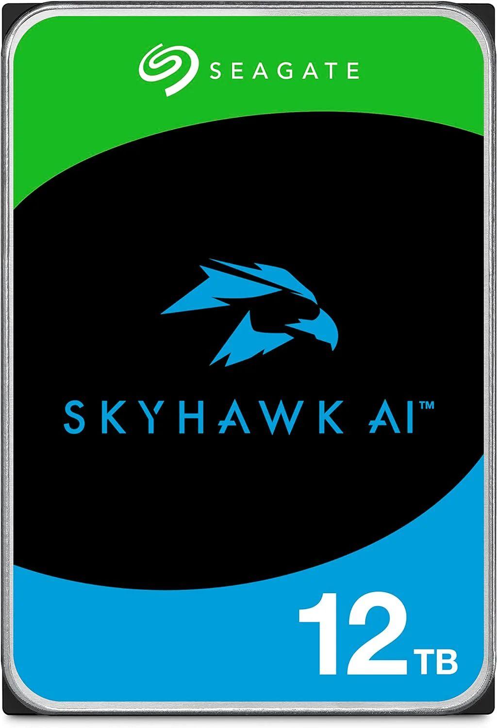 Disco Rígido Interno SEAGATE SkyHawk AI ST12000VE003 (12 TB - 3.5 " - Serial ATA III)