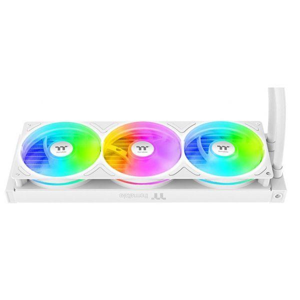 Sistema de Arrefecimento Líquido THERMALTAKE TH360 V3 Ultra ARGB Sync AIO Snow Edition (12 cm - 2500 RPM - Vermelho, verde e azul - Branco) — miniatura 4