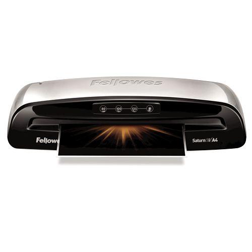 Plastificadora FELLOWES Saturn 3i A4 (300 mm/min - Preto e Prateado), miniatura 2