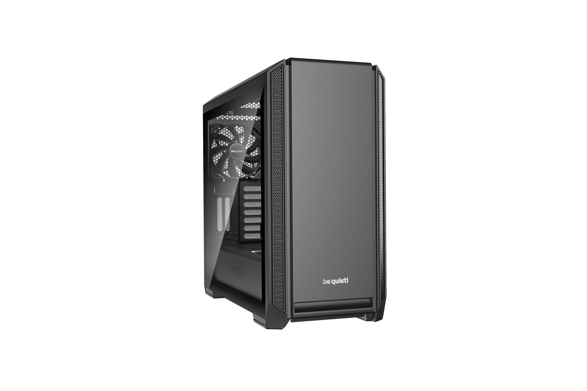 Caixa PC BE QUIET! Silent Base 601 Window (ATX, PS2 - Midi Tower - 18,5 cm - Preto)