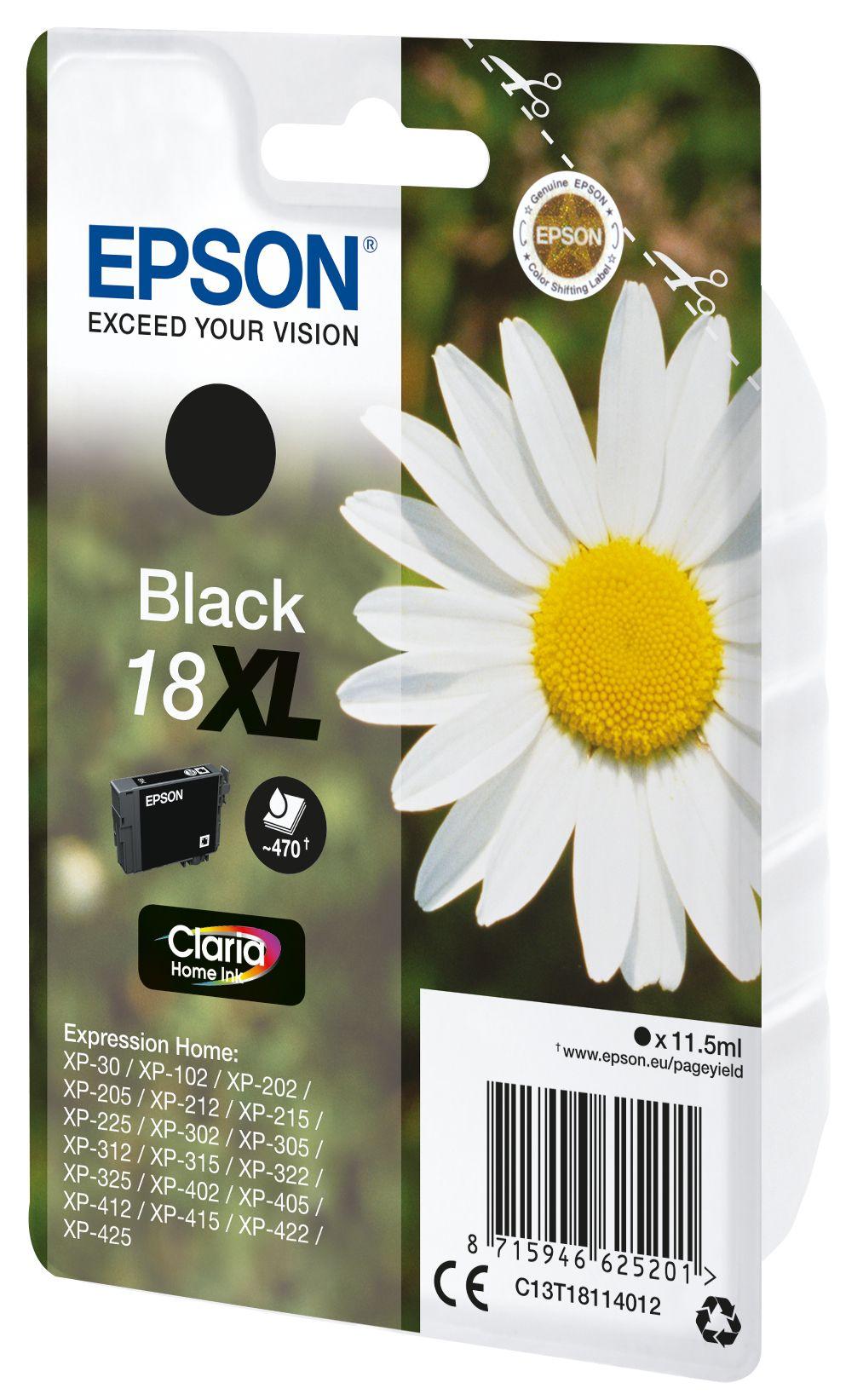 Tinteiro EPSON T1811 (18XL) (470 páginas - Preto), miniatura 8