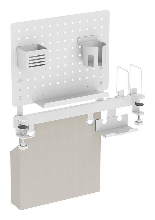 Organizador de Parede LOGILINK PB0101 (Aço, plástico - Branco)