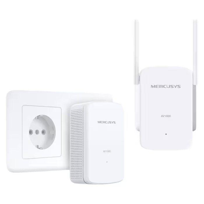Kit Adaptador Powerline Wi-Fi MERCUSYS MP510 KIT (Wi-Fi 4 - 300 Mbit/s - Gigabit Ethernet - Branco) — miniatura 4