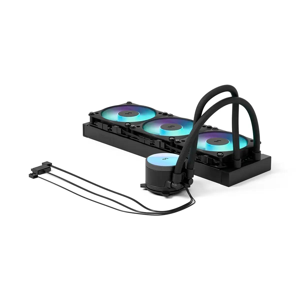 Water Cooler para CPU FRACTAL DESIGN Radius 360 RGB (LGA 1200, AM4, AM5 - LGA 1200, AM5, AM4 - 120 mm - Preto) — miniatura 4