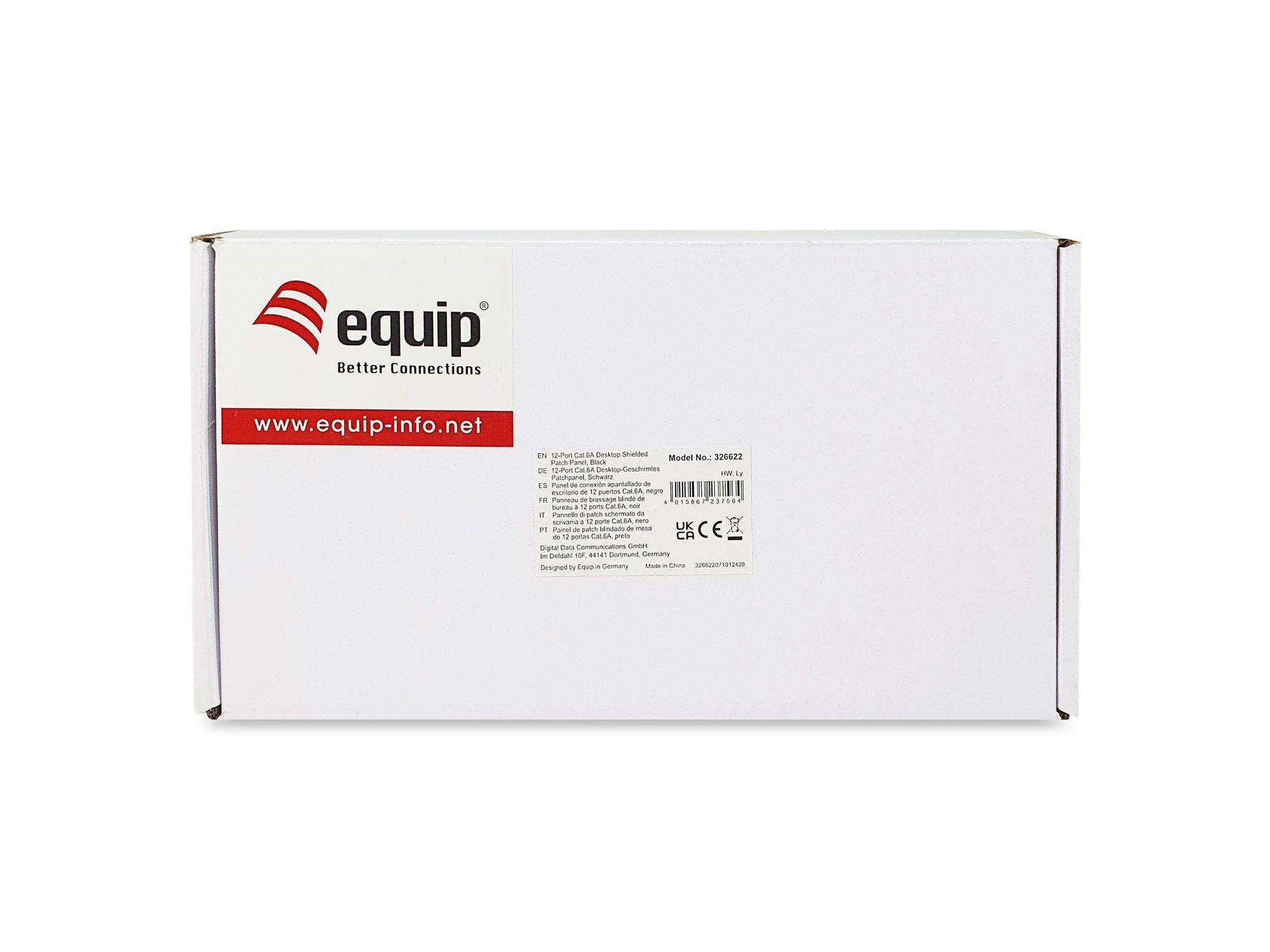 Painel de Patch EQUIP 326622 (12 Portas - Cat6a FTP - 1HE - Preto) — miniatura 6
