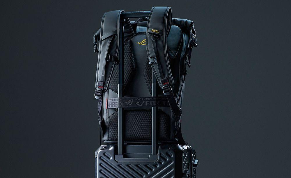 Mochila ASUS ROG SLASH Backpack Edition 20 BP3802 (26 L - Poliéster, Couro PU - 45,7 cm - Preto) — miniatura 19