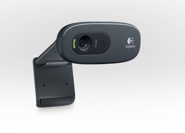 Câmara Web LOGITECH C270 (3 MP - 30 fps - 1280 x 720 pixels - Preto)